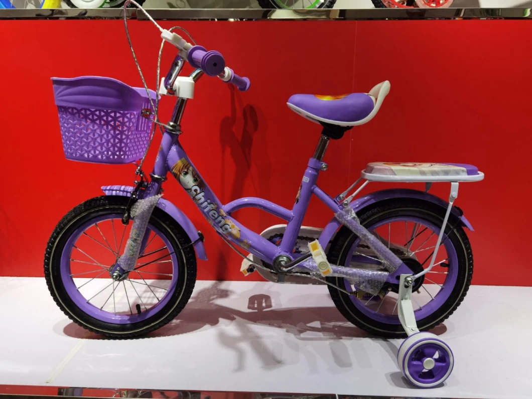 High Quality 14/16/18 Inch Single Speed High Carbon Steel Frame Foldable Kids Bicycle for Children 3-13 Years Old