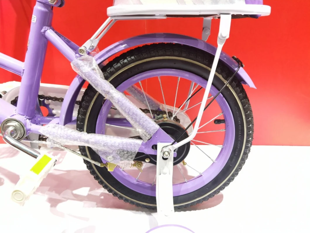 High Quality 14/16/18 Inch Single Speed High Carbon Steel Frame Foldable Kids Bicycle for Children 3-13 Years Old